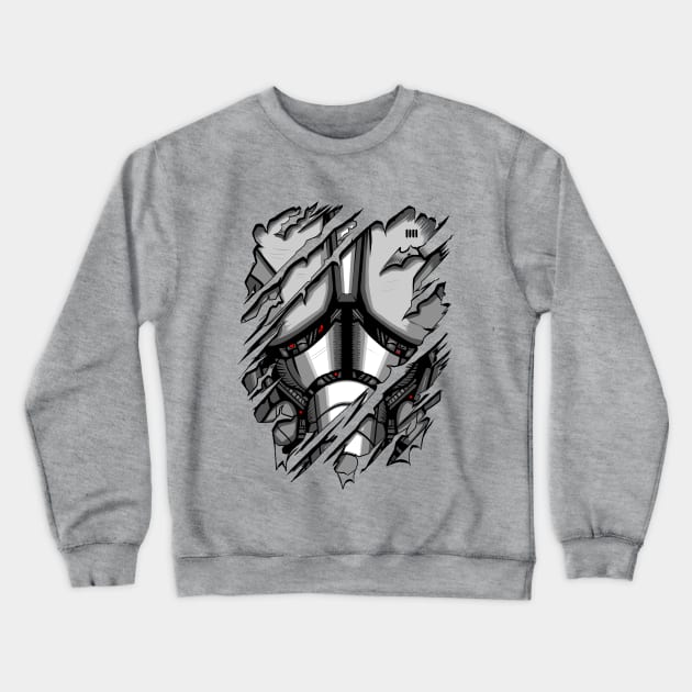 Cyborg Within Crewneck Sweatshirt by artlahdesigns